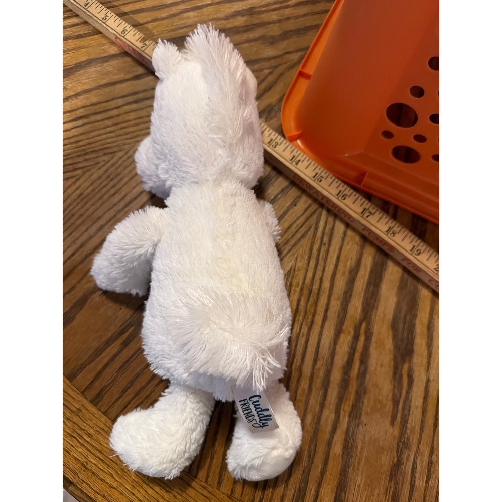 Cuddly Friends White Unicorn Plush Stuffed Animal Silver Horn 12 Inch Toy - Picture 3 of 3